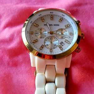Michael Kors acrylic gold watch